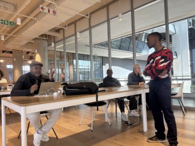 Owners working through the first Operator Intensive at WeWork Rosebank