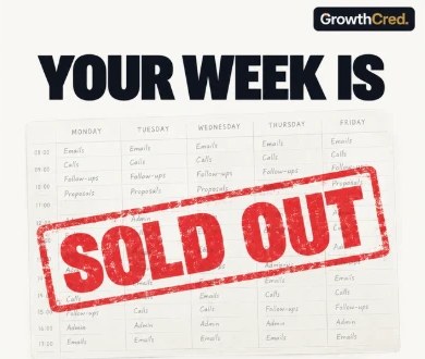 GrowthCred announcement: Your week is sold out